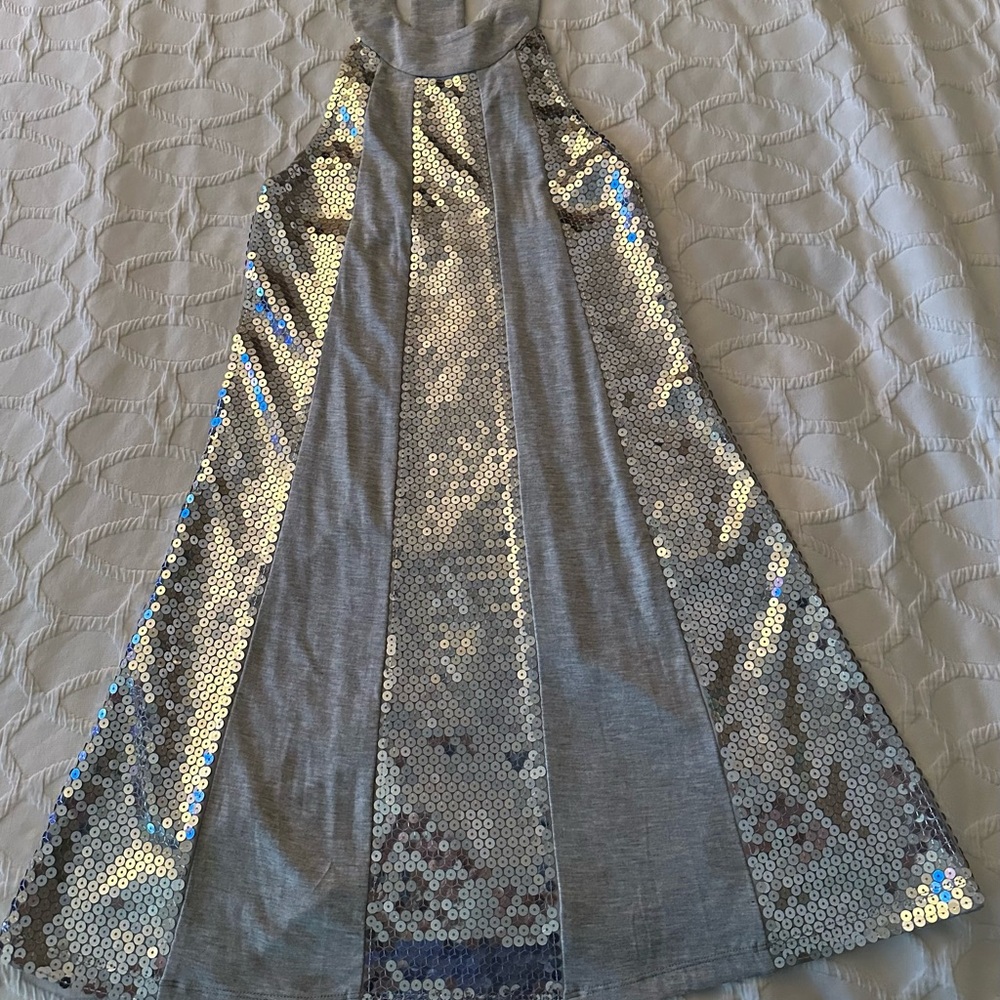 LaRok Silver Sequin Dress